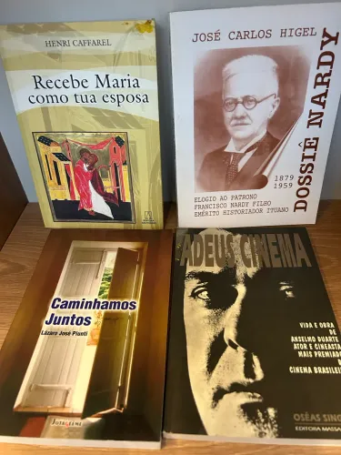 Lote com 4 livros 