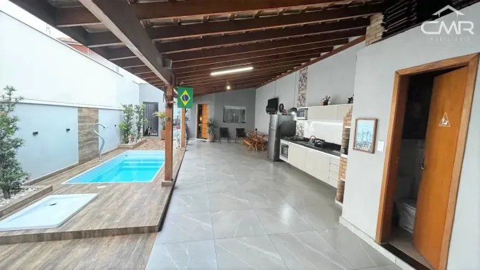 Casa a venda, Piracicaba/SP, Água Branca, 3 quartos, suíte, gourmet e piscina