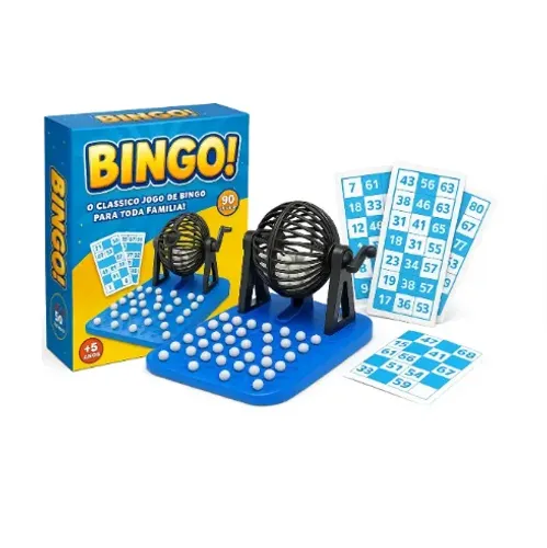 Jogo do Bingo, faltando 4 peça do globo (56,62,66 e 89)