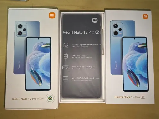 Vendo ou troco Xiaomi Redmi Note 12 Pro 5G Dual SIM 256 GB preto 12 GB RAM