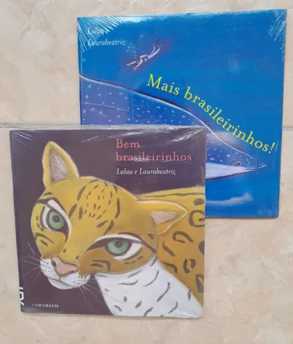 Livros Lalau Laurabeatriz - Mais Brasileirinhos! + Bem Brasileirinhos (+CD) Cosac Lacrados