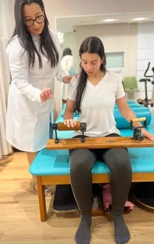 Fisioterapia domiciliar.