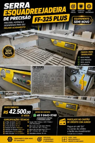 Esquadrejadeira INMES FF325 PLUS 380 V