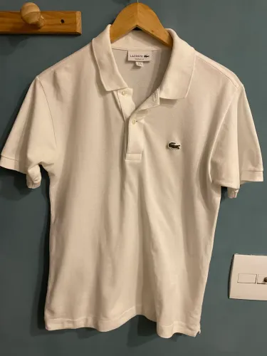 Polo lacoste branca 