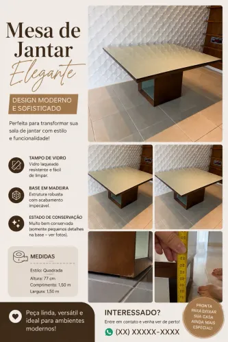 Vendo Mesa de jantar