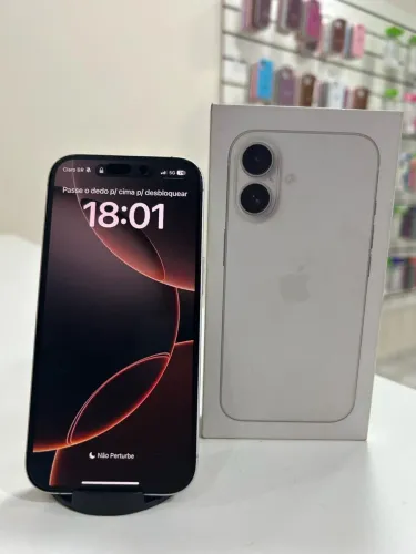 Iphone 16 128G branco,acompanha caixa.aceita Pix,cartão e especie. Negocia