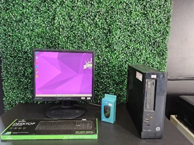 Setup Completo Hp Pro Slimline Com Monitor 17 Polegadas, Processador I5 E Ssd