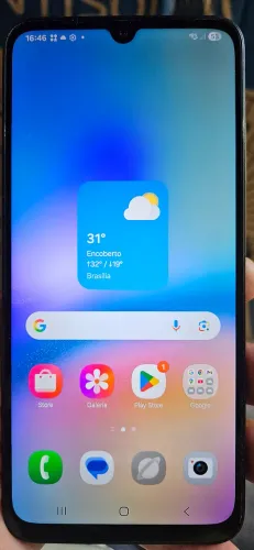 Celular a05S em perfeito estado carregador nota fiscal Caixa
