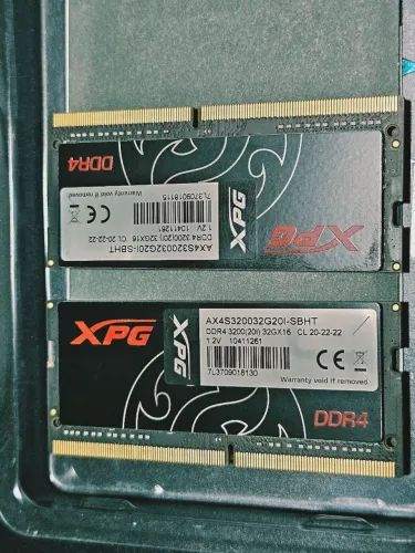 Memória Ram notebook ddr4 64GB (2x3GB) XPG