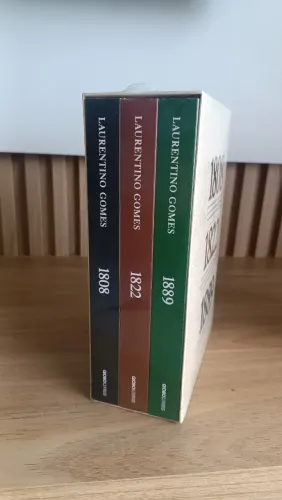Box de Livros Trilogia Família Real no Brasil - Laurentino Gomes - 1808, 1822 e 1889