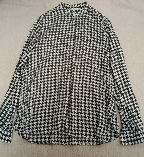 Camisa Aviator Woman Pied de Poule 38