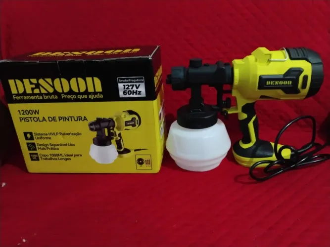 Pistola de pintura 1200w 1litro