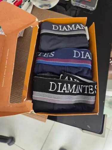 Kit com 3 cuecas Diamantes