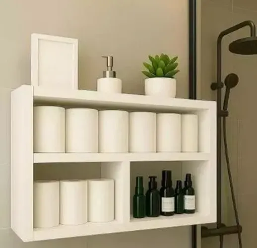 Prateleira Organizadora Moderna Minimalista Para Banheiro