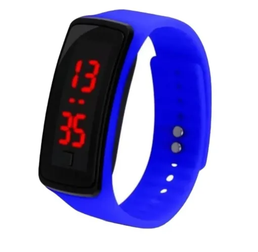 Novo Gama Relógio led digital pulseira silicone removível combina com roupa, óculos jóias