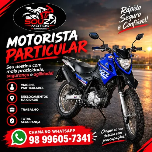 Motorista motouber particular
