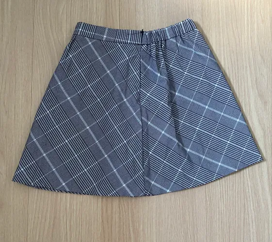 Saia xadrez Zara infantil
