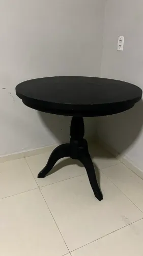 Mesa redonda base pedestal