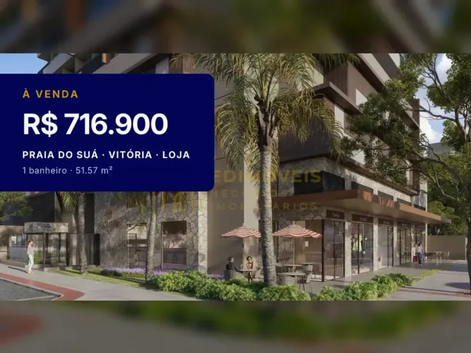 Loja no Solara: potencial de locação na Praia do Suá