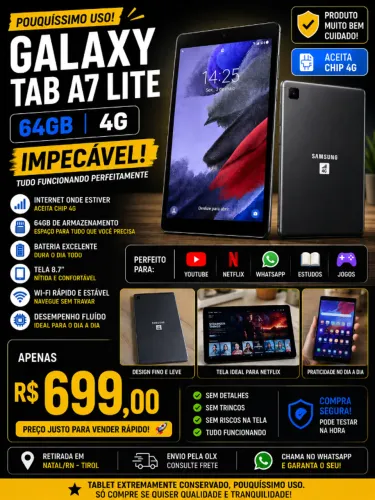 Galaxy Tab A7 Lite 64GB 4G