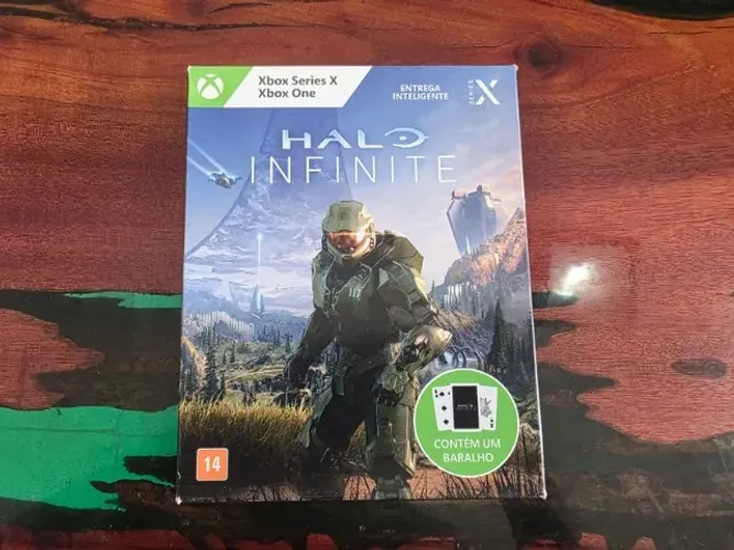 jogo xbox halo infinite ediçãoespecial c/baralho lacrado