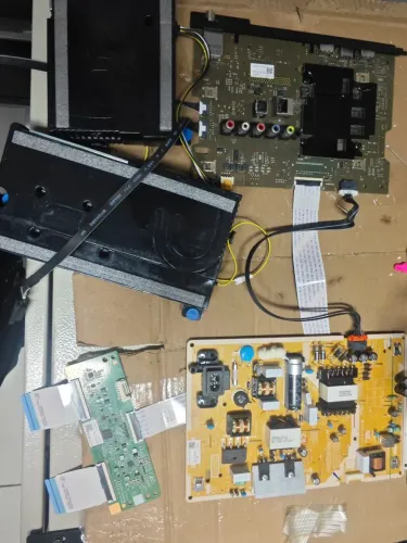 Placas Tv Samsung LH43BETMLGGXZD, principal, TCON e fonte