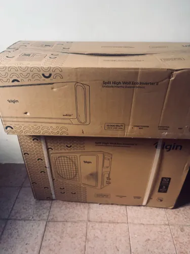 Ar condicionado Elgim novo na caixa 1200btus passa no carta de credito