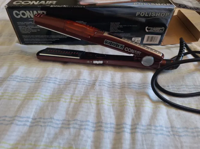 Prancha de Cabelo Conair I.Steamer Titanium. 