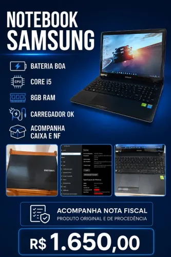 Notebook Samsung i5 