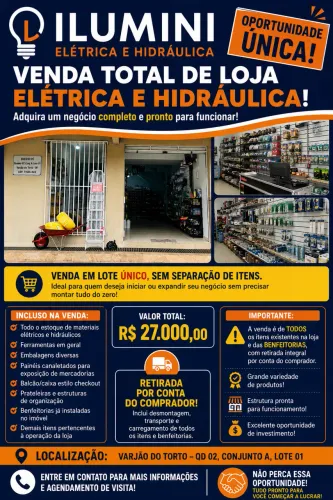 Loja de Hidráulica e Elétrica