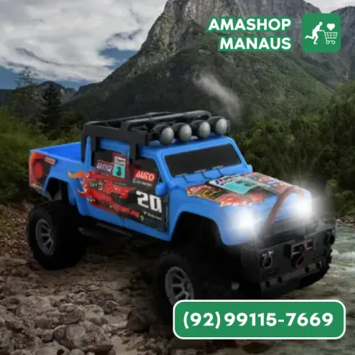 Carrinho Controle Remoto Camionete Monstro Truck 4x4