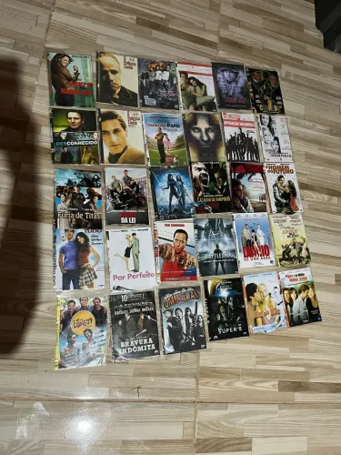 60 DVDs de filmes