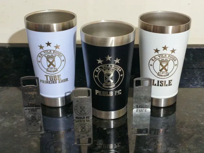 Copo Termico personalizado a Laser 473 ML