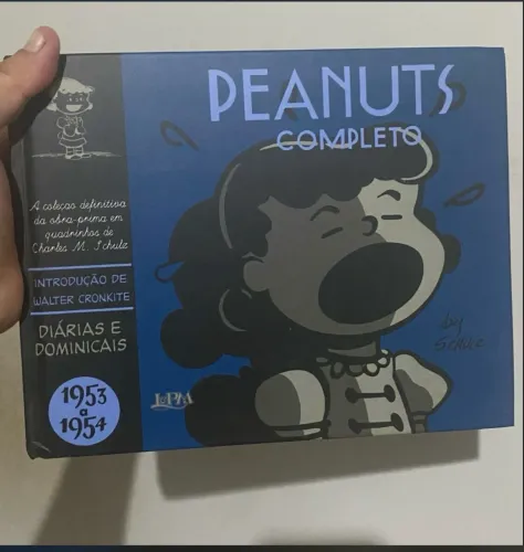livro peanuts completo 1953 a 1954 capa dura