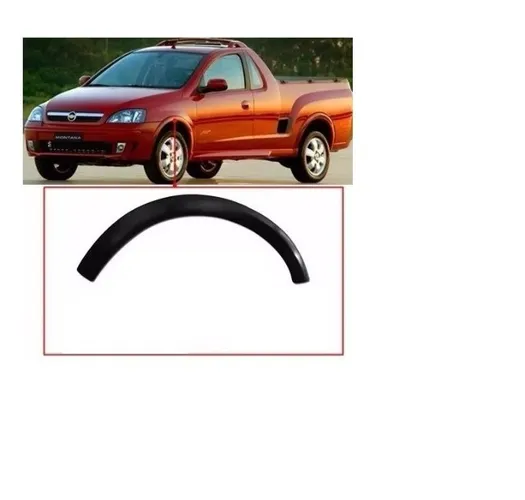 Moldura Paralama acabamento alargador Friso dianteiro Montana Sport 04 05 06 07 08 09 10