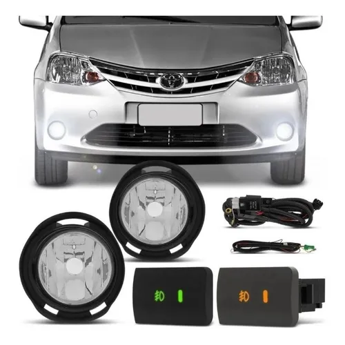 Kit Farol Milha Etios Hatch Sedan Shocklight