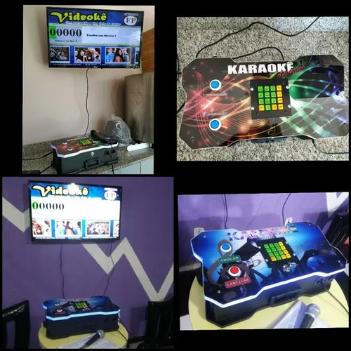 Vendo Karaokê RAF (Ac.Cartão e PIX) Cartucho 41L-15Q (08.10.25),Saída HDMI e VGA