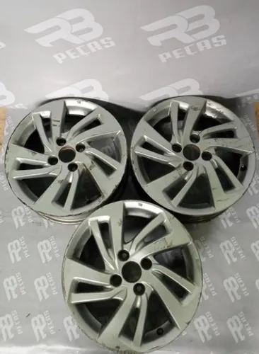 3 rodas aro 15 sem pneus Honda Fit 2004/2022