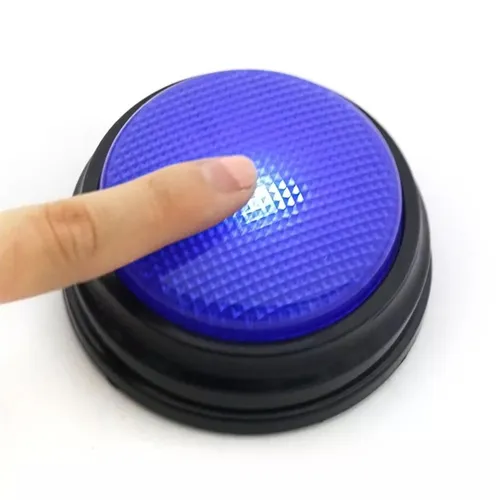 Botão sonoro para terminar seu pet