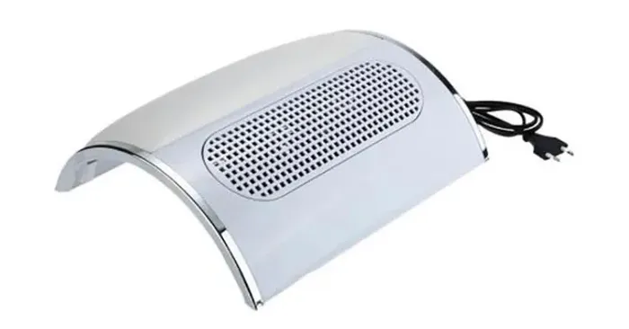 Aspirador Coletor De Pó Para Unha 3 Ventiladores Cor branco - 220v