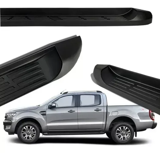 Estribo Lateral Injetado Plástico Para Ford Ranger 2016 a 2022