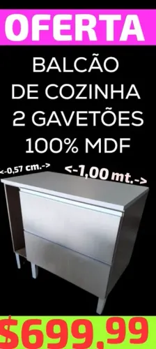BALCÃO DE COZINHA NOVO! LEIAM: