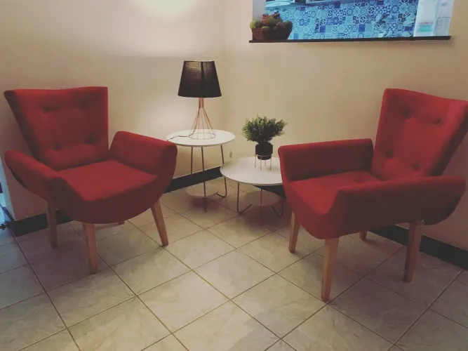 Poltrona  confortável e elegante