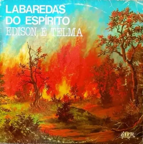 Lp Disco De Vinil Gospel Evangélico Edison E Telma - Labaredas do Espírito
