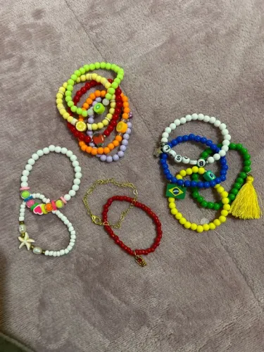 Kit pulseiras de miçanga