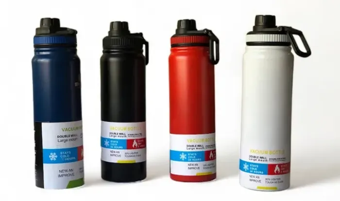 Garrafa 800ml - GRÁTIS: Borracha de proteção na base.