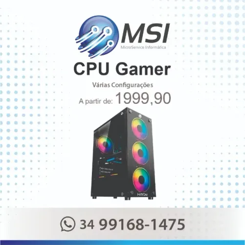 cpu gamer i5 decima geração 16 gigas e ssd 480 com placa video 8 gigas