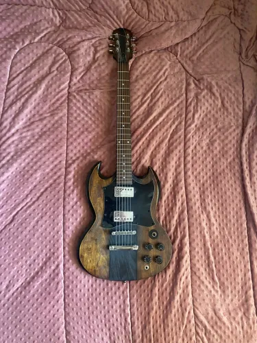guitarra sg gibson vintage original em madeira