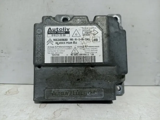 Módulo do Air Bag Citroen C4 Pallas Hatch Peugeot 307 1.6 2.0 Sem Colisão REF *0
