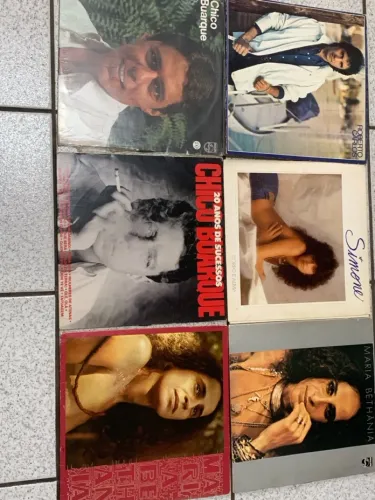 LPs de Vinil - Chico Buarque, Roberto Carlos e outros